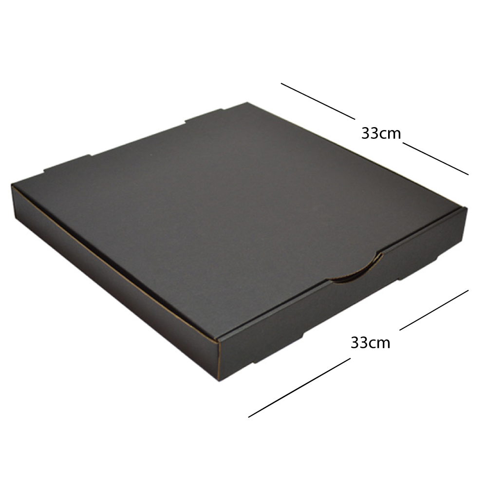 Black - Box Pizza 33x33 cm 50/pcs