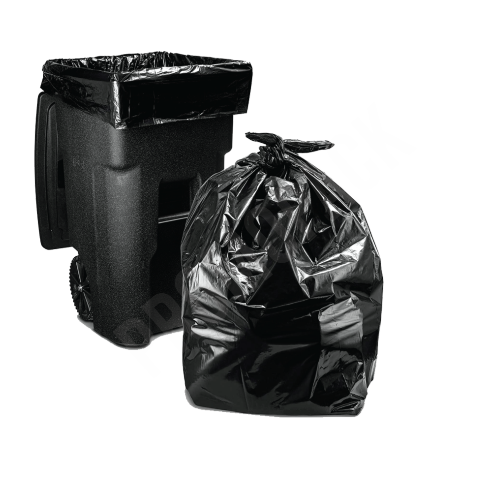 70Gallon Black Plastic Trash Bags 10kg