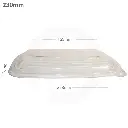 230mm PET Plastic Sugarcane Bowl Lid 300/ctn