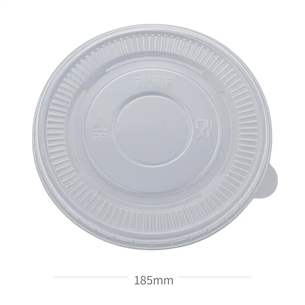 185mm PP Plastic Salad Bowl Lid 300/ctn