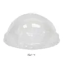 92mm PET Plastic No Hole Dome Lid 1000/ctn
