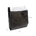 Black - #1 Satchel White Paper Bag 1000/ctn