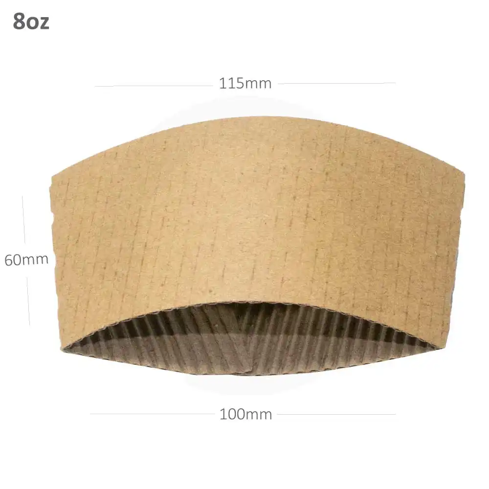 8oz Kraft Paper Sleeve Cup 1000/ctn