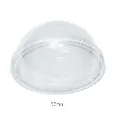 92mm PET Plastic No Hole Dome Lid 1000/ctn