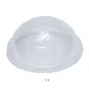 90mm PET Plastic Dome Lid X hole 1000/ctn