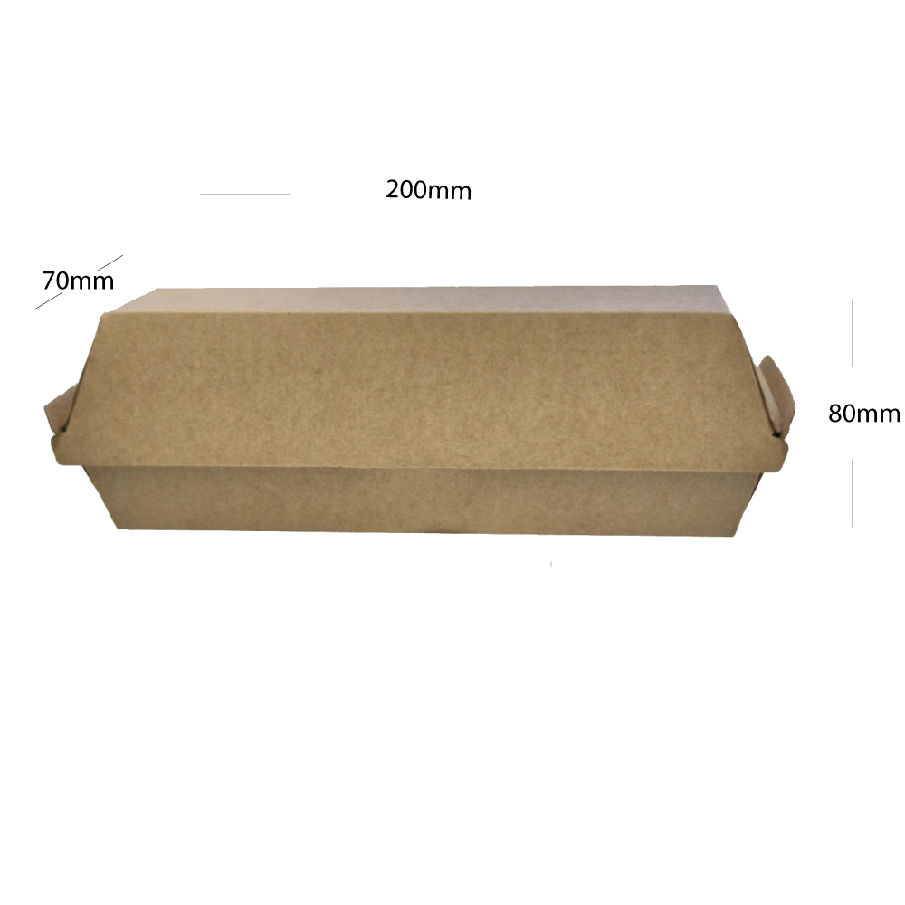 #7 Kraft Paper Sandwich Box 200/ctn
