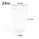 24oz/98mm PET Plastic Cup 1000/ctn