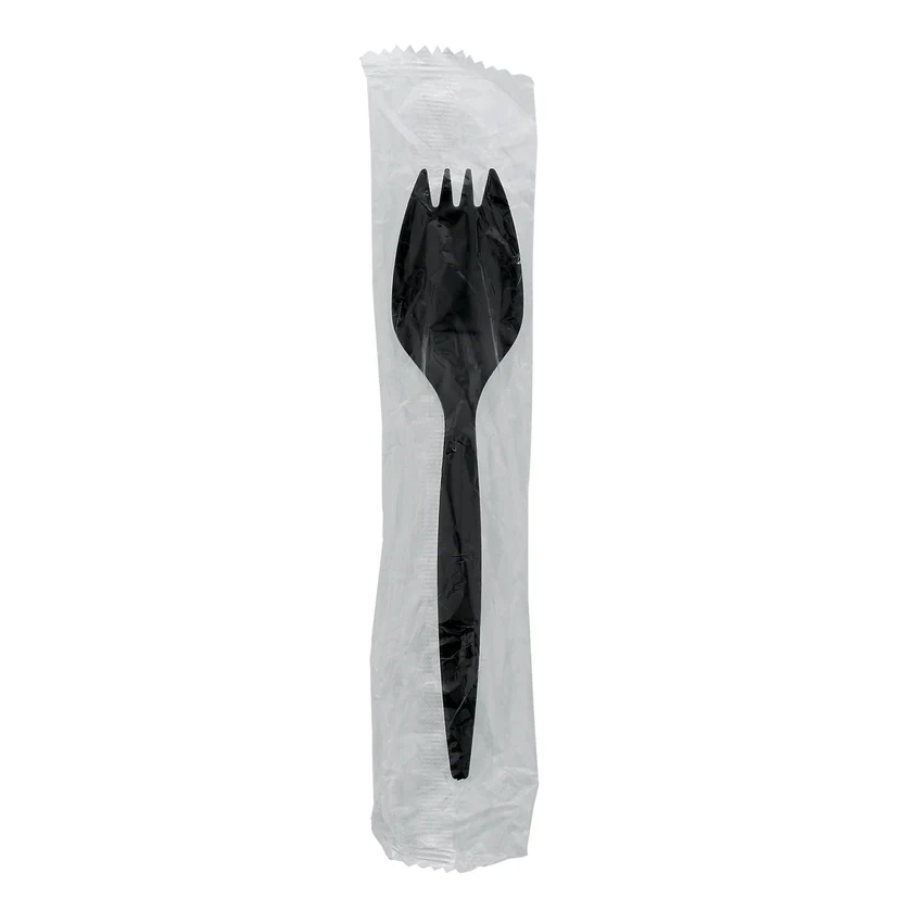 [360009] Spark Spoon Plastic Black Film Wrap1000/ctn