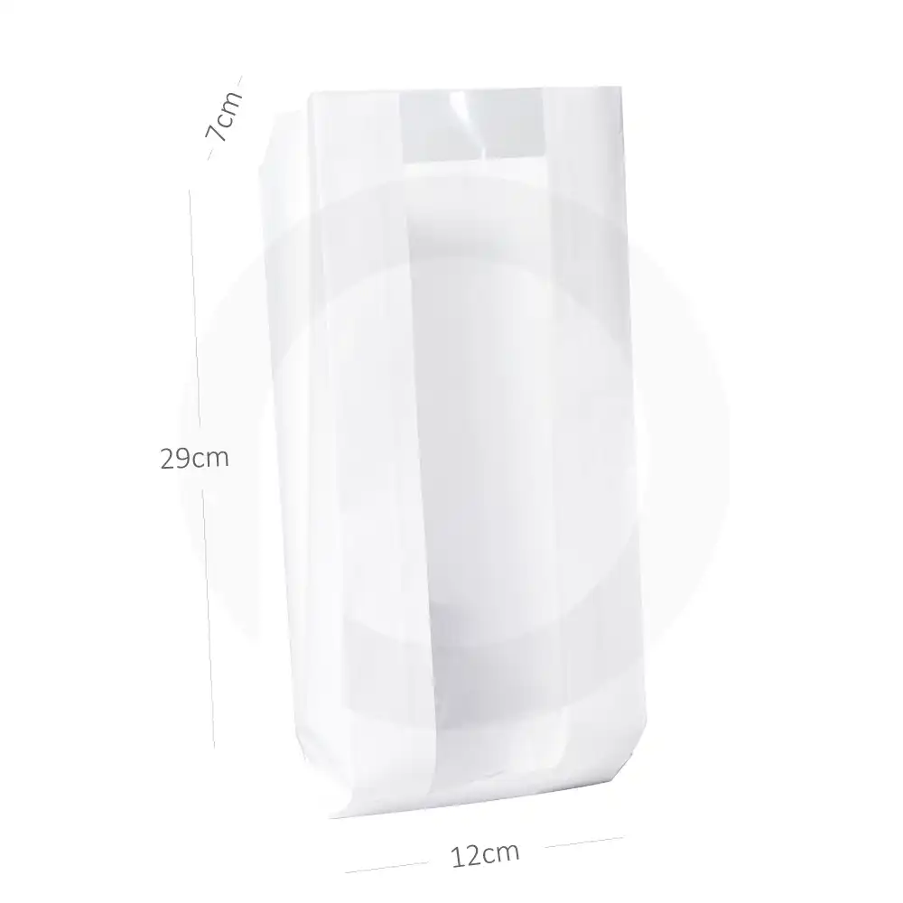 [042010] #5 Satchel White Paper Window Bag 1000/ctn