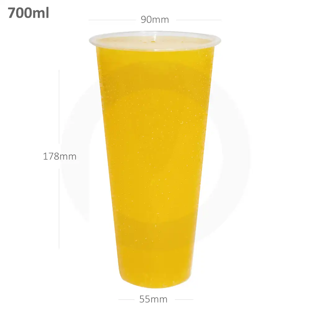 [040008] 700ml/90mm PP Plastic Cup 500/ctn